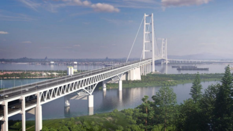 獅子洋通道項目設計效果圖